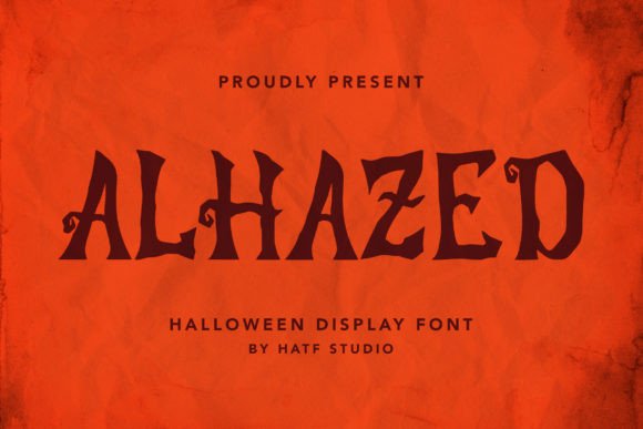 Alhazed: A Gothic-Inspired Halloween Font for Bold Design