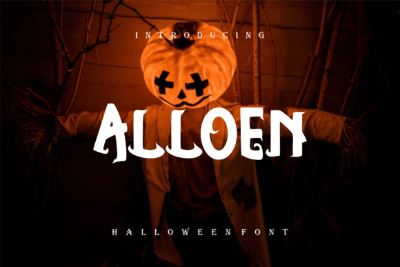 Alloen: A Modern Slab Serif Font for Unique and Eerie Typography Projects