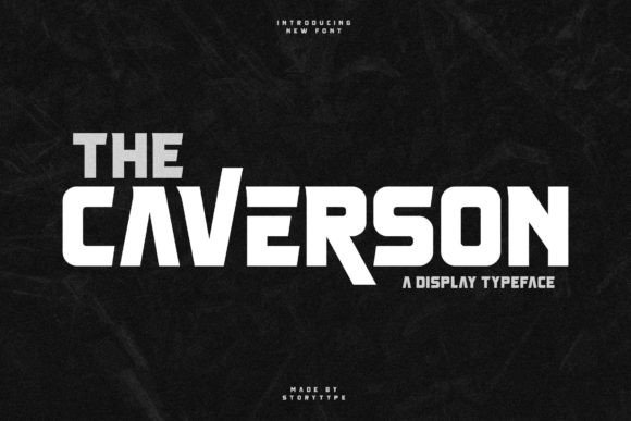 Caverson Typeface: Modern Elegance in Slab Serif Design