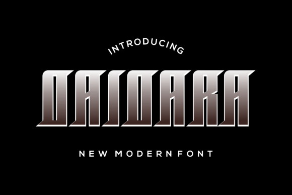 Daidara: A Modern Slab Serif Font for Classy Typography