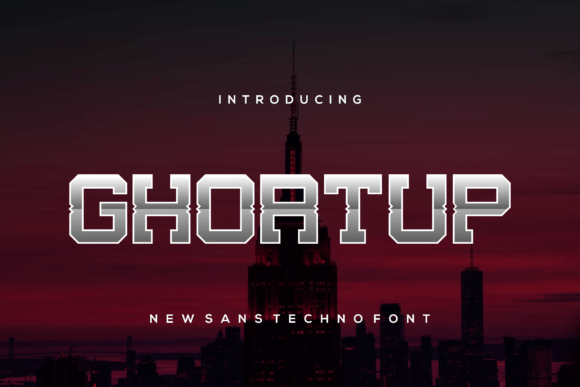 Ghortup: A Bold and Authentic Slab Serif Font for Modern Branding