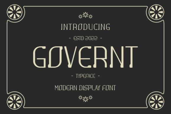 Goverent: A Bold Slab Serif Font for Modern Branding