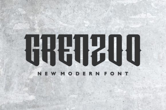 Grenzoo: A Modern Slab Serif Font for Timeless Design