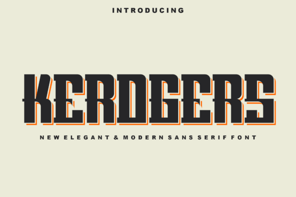 Kerogers: A Bold and Authentic Slab Serif Font for Modern Branding