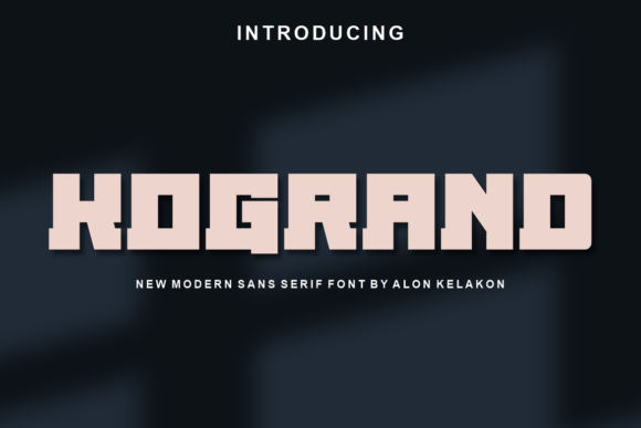 Kogrand: The Bold Slab Serif Font Redefining Modern Design