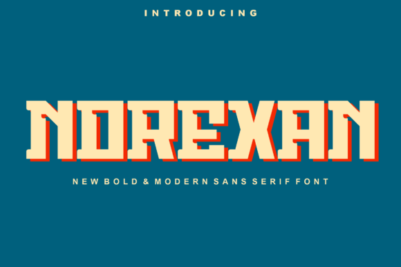 Norexan: A Bold and Authentic Slab Serif Font for Modern Branding