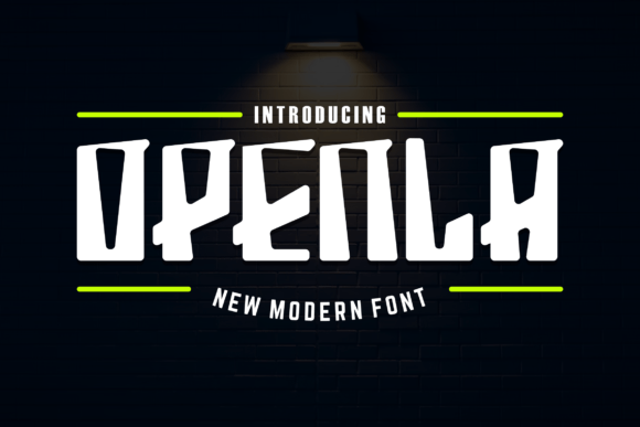 Openla: A Bold Slab Serif Font for Classy and Modern Design Projects