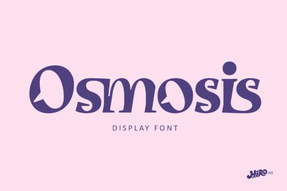 Osmosis: A Modern Slab Serif Font for Stylish and Functional Typography