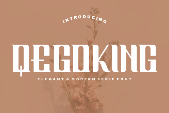 Qegoking: A Bold and Authentic Slab Serif Font for Modern Branding