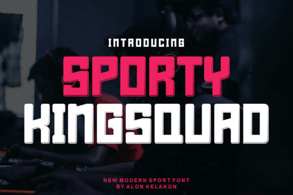 Sporty Kingsquad: A Bold and Modern Slab Serif Font for Creative Projects