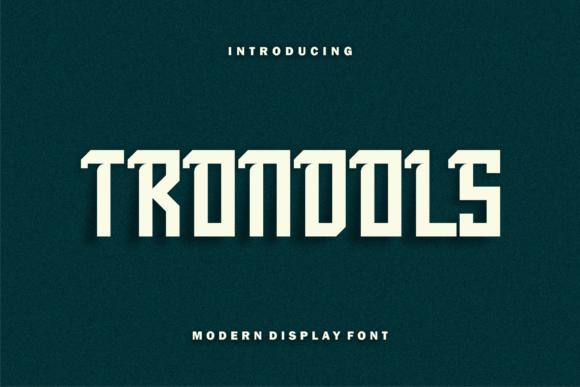 Trondols: A Bold Font for Modern Design