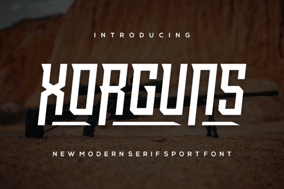 Unlocking Brand Identity with Xorguns: A Modern Slab Serif Font for Creative Professionals